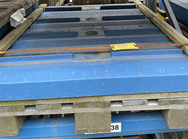 Schlagleiste, martensitisch mit Keramikeinlage, kompatibel mit Rubble Master RM 100