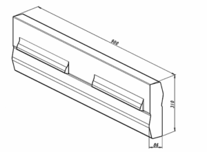 Schlagleiste passend für Rubble Master RM 100