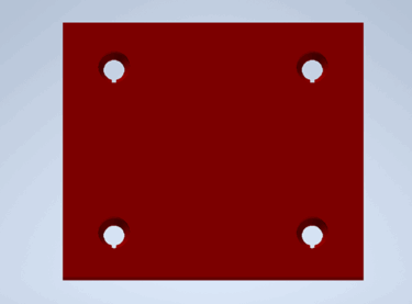 Prallplatte GP 10736 aus Hardox® 500, kompatibel mit Gipo 100 Prallbrecher
