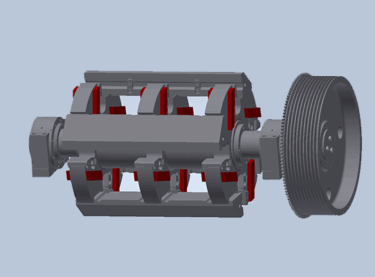 Rotor passend für Kleemann MR 130 EVO Brecheranlage – Ersatzteil