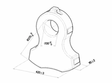 Hammer passend für Metso Lindemann Hammermühlen