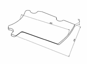Tischschutz passend für Magotteaux Mag’Impact