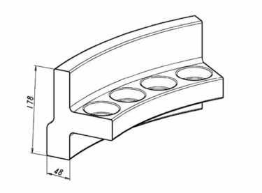 Tischumfangschutz passend für Magotteaux Mag’Impact 2700
