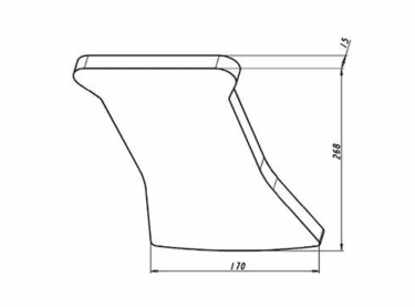 Einleger drehbar passend für Magotteaux Mag’Impact 2400–2700