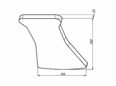 Einleger drehbar passend für Magotteaux Mag’Impact 2100