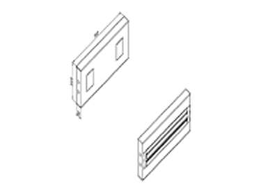 Verschleißfeste Schlagleiste passend für METSO NP1110 Prallbrecher