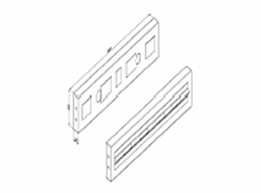 Verschleißfeste Schlagleiste passend für METSO NP1620 Prallbrecher