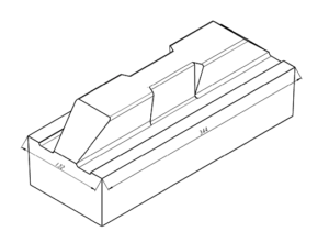 Prallplatte passend für BHS 1100×1000