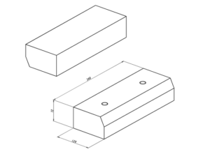 Prallplatte passend für BHS 1100×700