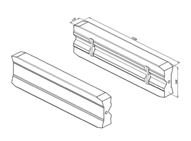 Schlagleiste passend für GIPO P 127