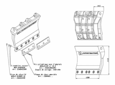 Prallwand passend für Kleemann SHB 13/90