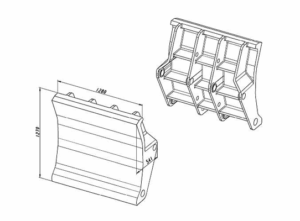 Prallwand passend für Kleemann SHB 13/90