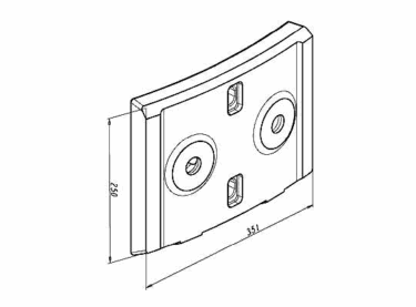 Gehäuseschutz passend für Magotteaux Mag’Impact 2100