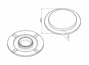 Teller passend für Magotteaux Mag’Impact 2400