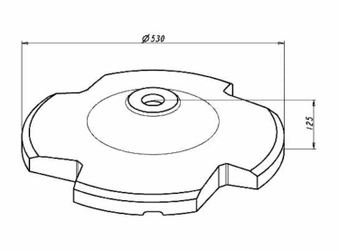 Teller passend für Magotteaux Mag’Impact 2400
