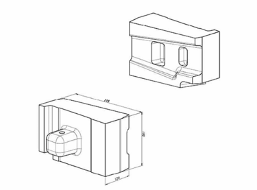 Schleuderplatte Tasche passend für Magotteaux Mag’Impact 2100