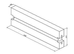 Schlagleiste passend für Böhringer RC 10