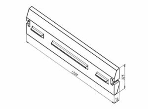 Schlagleiste passend für Böhringer KDS RC 12