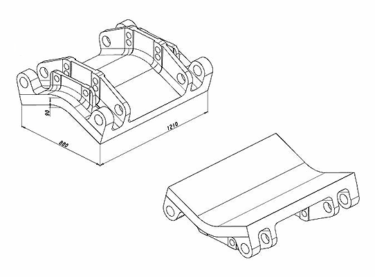 Prallwand passend für Böhringer RC 12