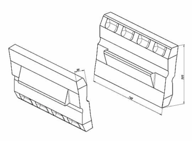 Schlagleiste passend für Hazemag AP 7