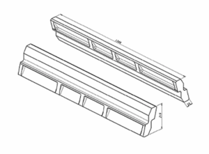 Schlagleiste passend für Hazemag AP 4