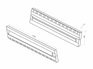 Schlagleiste passend für Hazemag AP 7