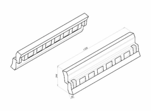 Schlagleiste passend für Hazemag AP 5