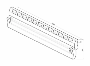 Schlagleiste passend für Hazemag
