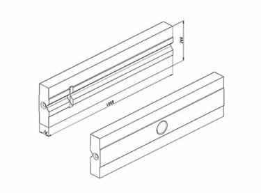 Schlagleiste passend für Hazemag APS 1310 KM