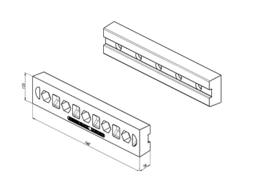 Schlagleiste passend für Hazemag AP 5