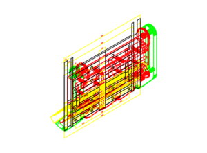 Hinteres Prallwerkgestell passend für SBM 12/12/4
