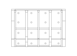 Vorderes Prallwerk passend für O&K 100/125
