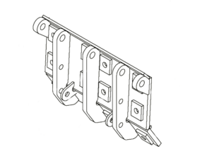 Hinteres Prallwerkgestell passend für Hazemag APK 1010 E