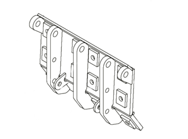 Hinteres Prallwerkgestell passend für Hazemag APK 1010 E