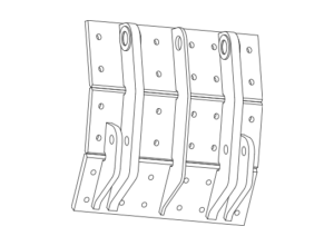 Vorderes Prallwerk passend für Böhringer RC 12