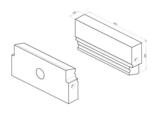Schlagleiste passend für O&K 100/125