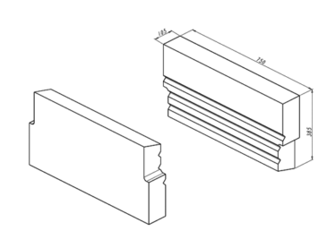Schlagleiste passend für O&K 125/150