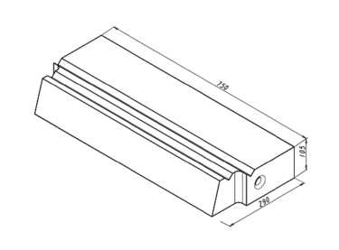 Schlagleiste passend für O&K 125/150