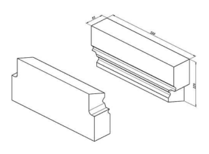 Schlagleiste passend für O&K 100/75
