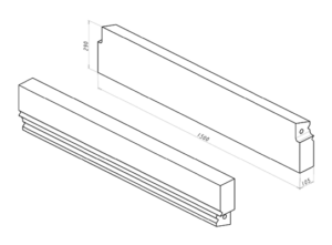 Schlagleiste passend für O&K 125/150