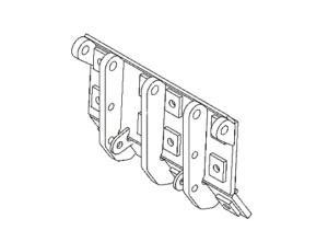 Hinteres Prallwerkgestell passend für Hazemag APK 1010 E