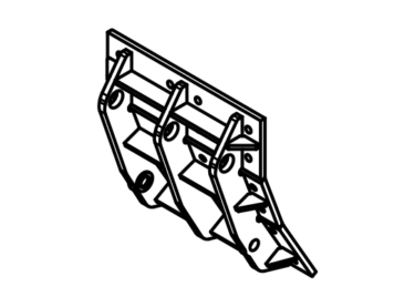 Prallwerkgestell passend für GIPO P 100