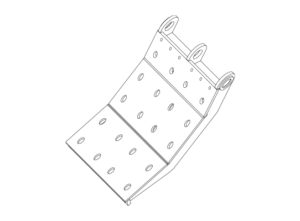 Prallwerkgestell passend für Metso LT1315